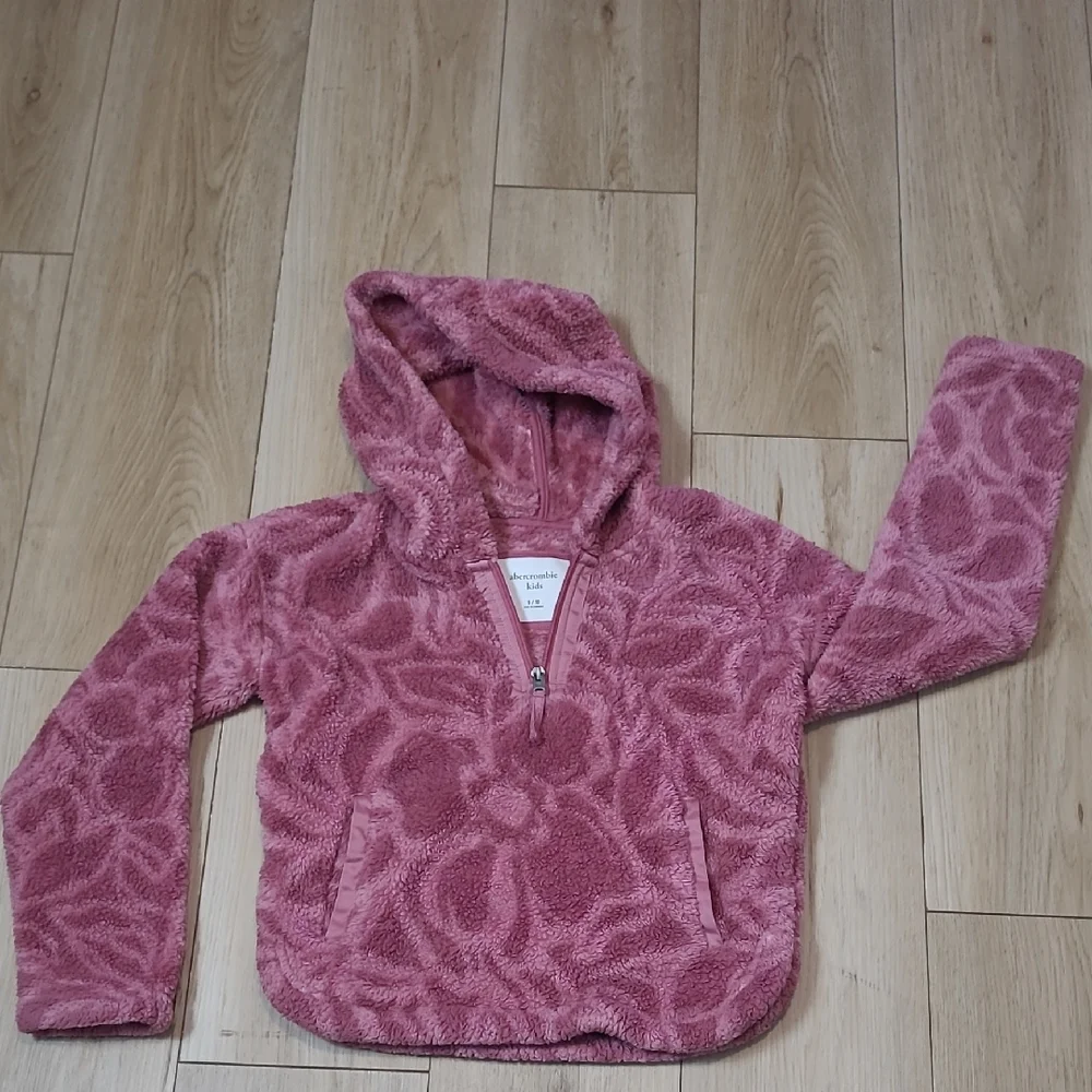 Abercrombie Kids Sherpa Fleece Hoodie Size 9/10